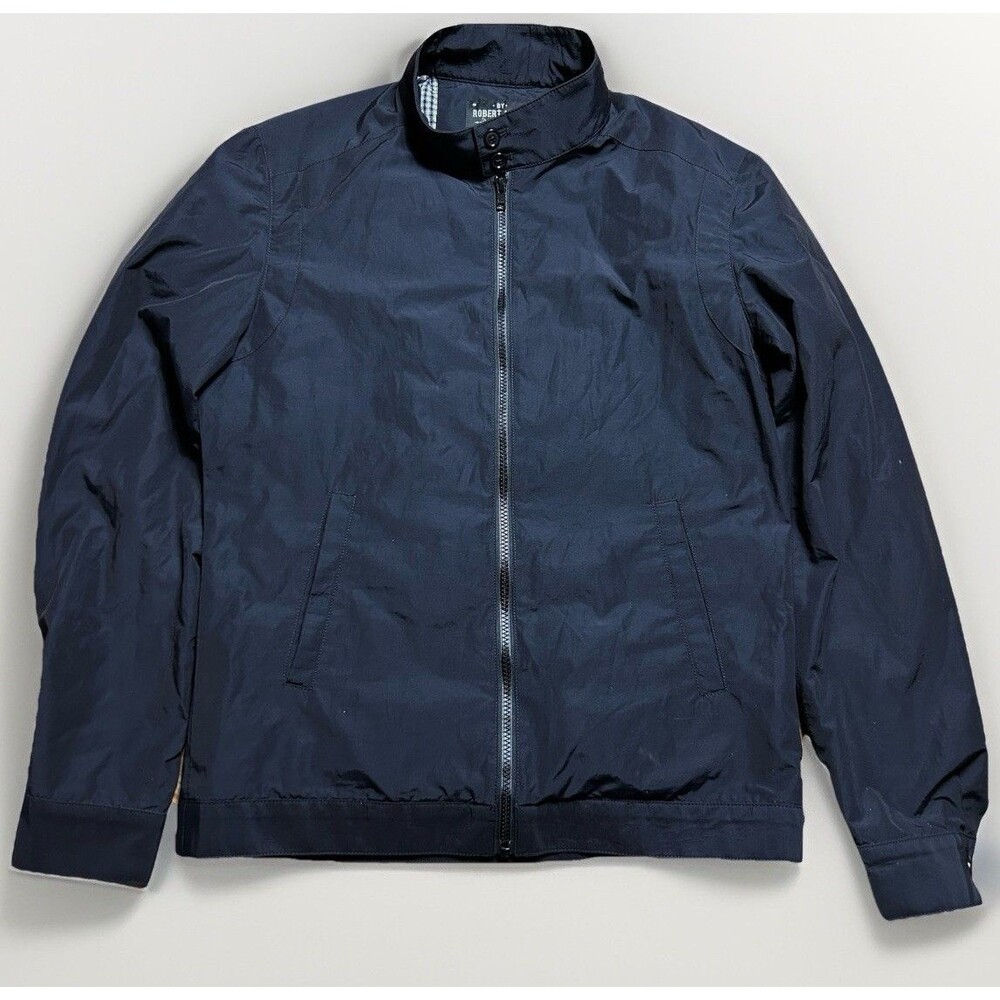 By Robert James New York Presley Harrington Jacket Mens Size 40 Medium Black